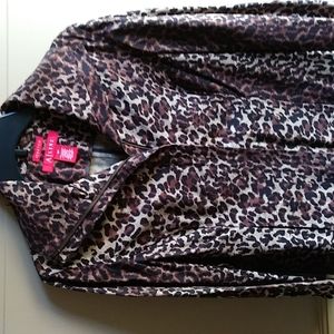 A Line leopard print jacket NWT